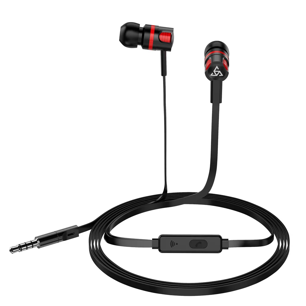 

3.5 mm Wired Earbuds Headphone Noise Isolating in ear Earphone Headset with Mic for Mobile phone Universal for Samsung MP4 JM26