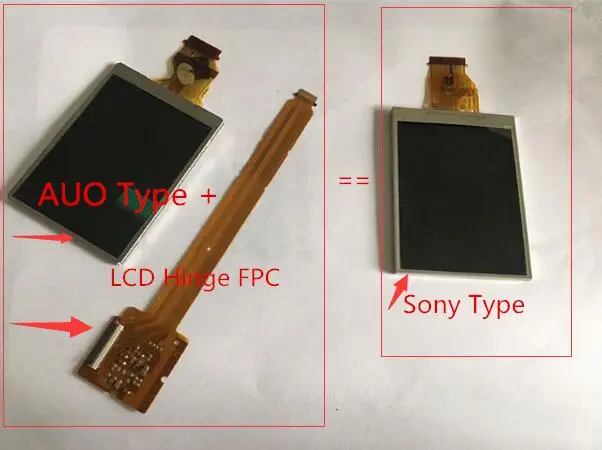 

New LCD Display Screen + LCD hinge FPC cable parts for Sony A200 A300 A350 SLR (Compatible For Sony type and For AUO type)