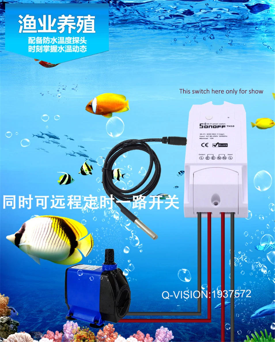 Sonoff Waterproof DS18B20 Stainless Steel Temperature Probe Sensor Measuring Range -55 - +125 for Sonoff TH 1016A Smart Switch-4
