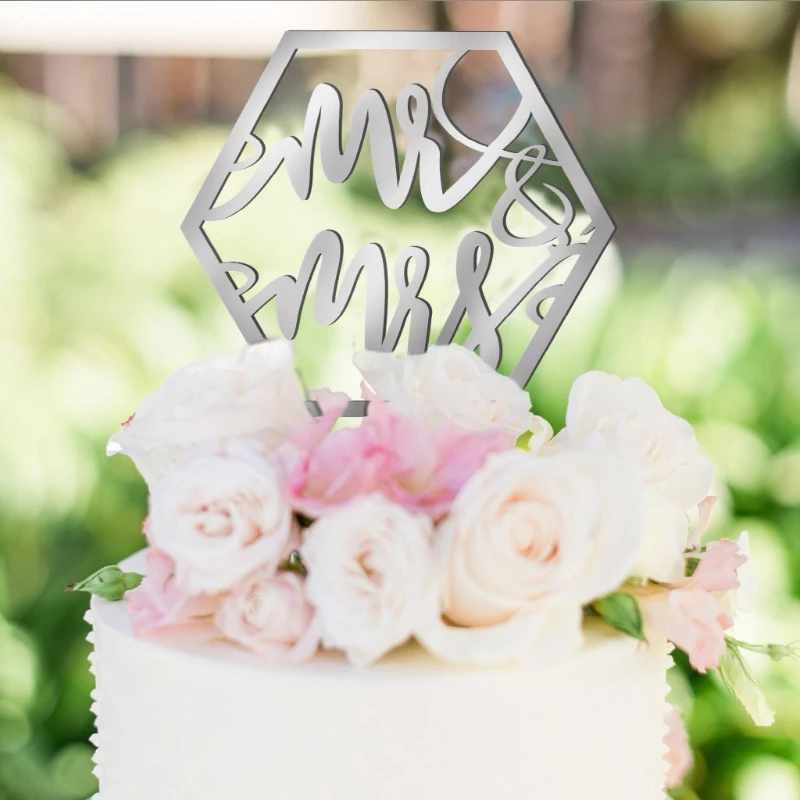 Mr& Mrs Невеста и жених романтические топперы на свадебный торт украшения для праздника