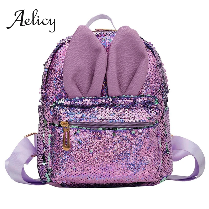 Женский рюкзак Aelicy мини-рюкзак на два плеча с милыми кроличьими ушками и