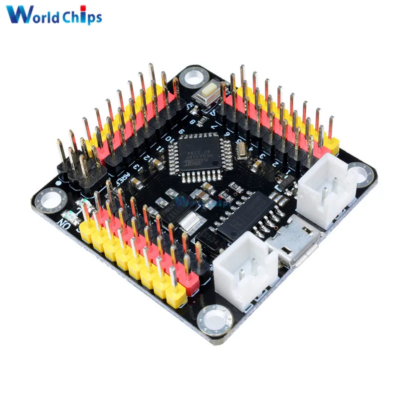 Плата микроконтроллера CH340 CH340G TTL USB NANO V3.0 3 0 Atmega328 Atmega328P Pro мощный модуль плата