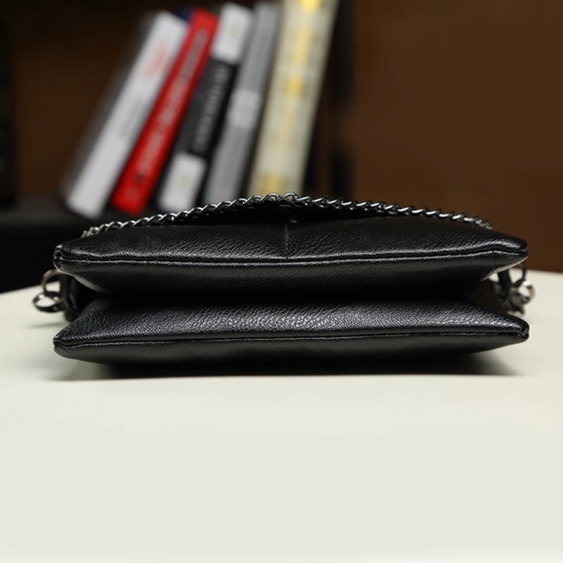  LYKANEFU Casual Small Bag for Women Messenger Bags for Women Shoulder Bags Crossbody Black Clutch P - 32303612365