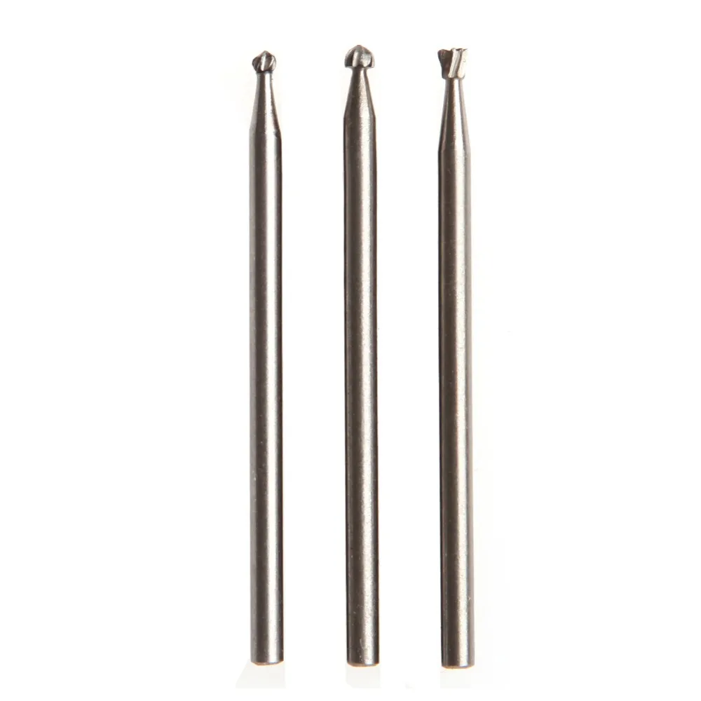 

3Pcs HSS Routing Router Grinding Bits 2.35mm For Rotary Tool Dremel Bosch