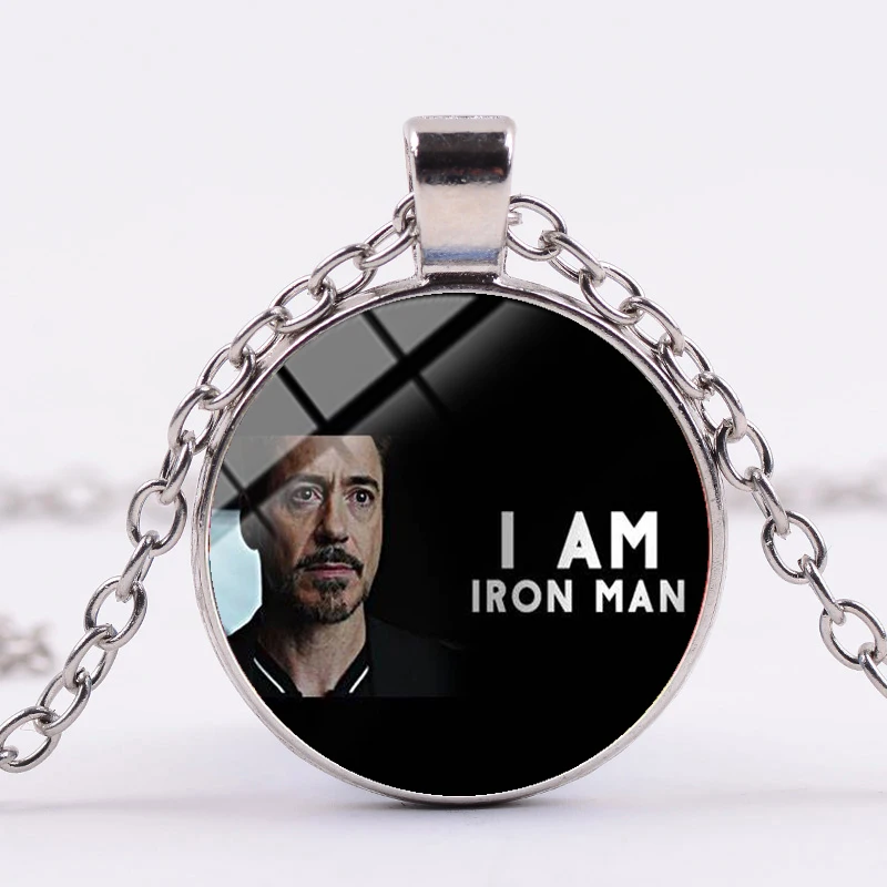 SONGDA Marvel Железный человек Tony Stark Arc ожерелье в виде реактора стеклянный кабошон кулон Мстители 4 эндшпиль квантовое царство фильм сувенир