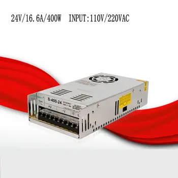 

S-400-24 24V/16.6A/400W switching power supply, centralized power supply, power supply security monitoring