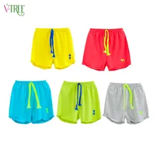 Модные летние шорты для мальчиков; хлопковые шорты для мальчиков и девочек; шорты ярких цветов для детей; Детские пляжные шорты; одежда для малышей