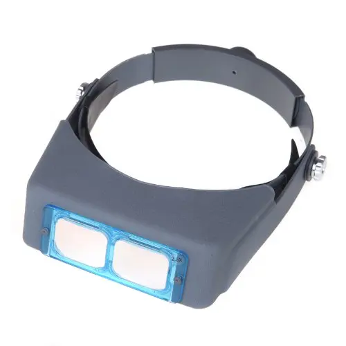 

CMHI Best Selling 1.5X 2X 2.5X 3.5X Double Lens Head-mounted Headband Reading Magnifier Loupe Head Wearing 4 Magnifications
