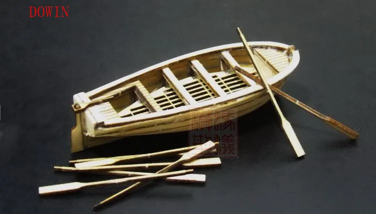 Us 1083 Dowin Mini Scala 1100 Scialuppa Di Salvataggio Kit Di Modello Di Montaggio Fai Da Te In Legno Modello Di Nave Corredi Di Costruzione Di