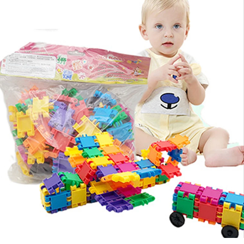 

Assemble 3D Puzzle Building Kits Plastic Bricks Educational Toys For Kids Combination Toys For Children Christmas Gift