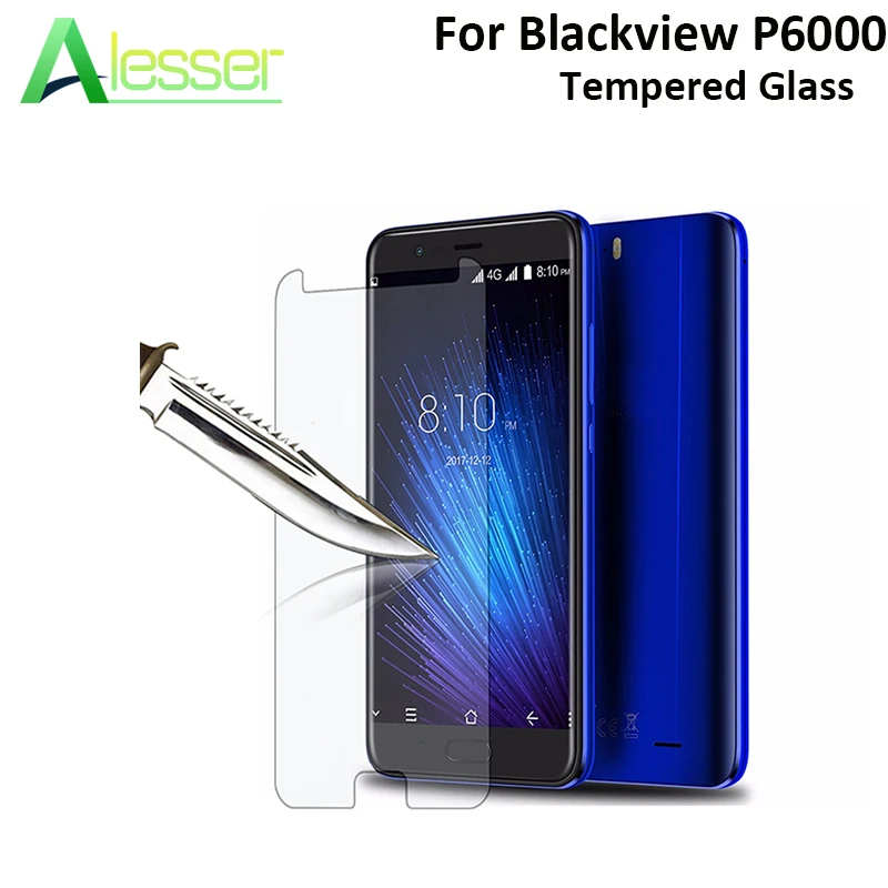 Alesser для Blackview P6000 закаленное защитная стеклянная пленка экрана Защитная Сменные