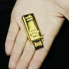 Полный Ёмкость Водонепроницаемый Золотые прутки USB флэш накопитель USB 2,0 флеш-накопитель 16 Гб оперативной памяти, 32 Гб встроенной памяти, 64 ГБ флэш-накопитель 128 ГБ 256 1 ТБ 2 ТБ подарок подарки