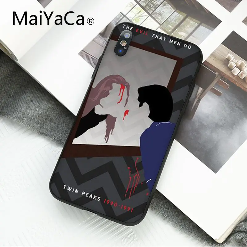 MaiYaCa Твин Пикс огонь ходить со мной чехол для телефона для iphone 11 Pro 11Pro Max 8 7 6 6S Plus X XS MAX 5 5S SE XR