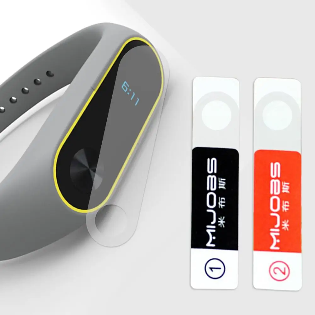 

2PCS Protective Film Second Generation Screen Protector High-Definition Nano Explosion-Proof Protect Film For Xiaomi Bracelet 2