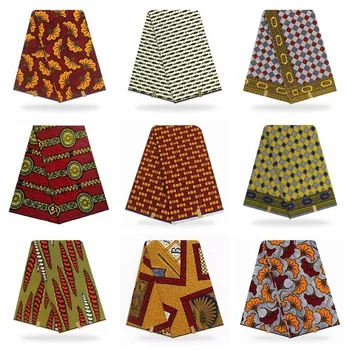 

Veritable wax Veritable guaranteed real dutch wax high quality pagne dutch wax Veritable 6yards african ankara sewing fabric