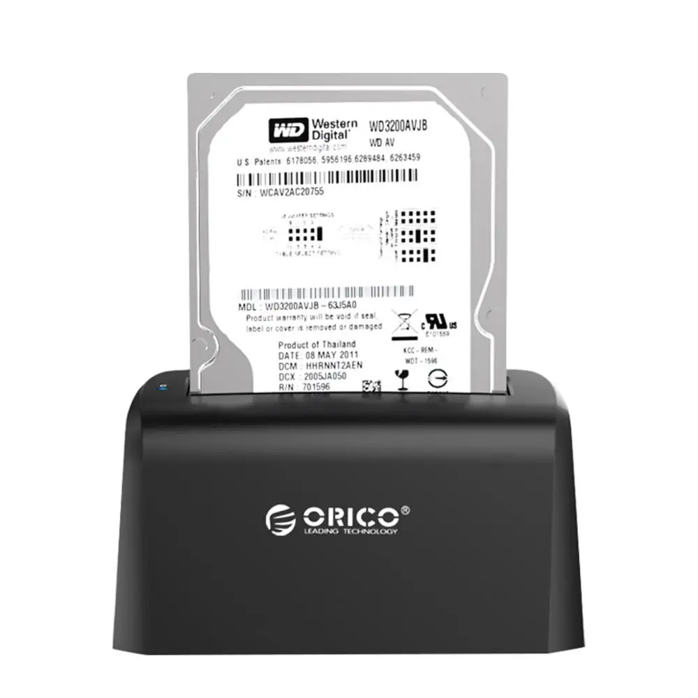 ORICO 2,5/3,5 ''USB3.0 жесткий диск Док-станция SATA HDD чехол 8 ТБ большая емкость поддержка UASP протокол поддержка для Windows/Mac OS/Linux