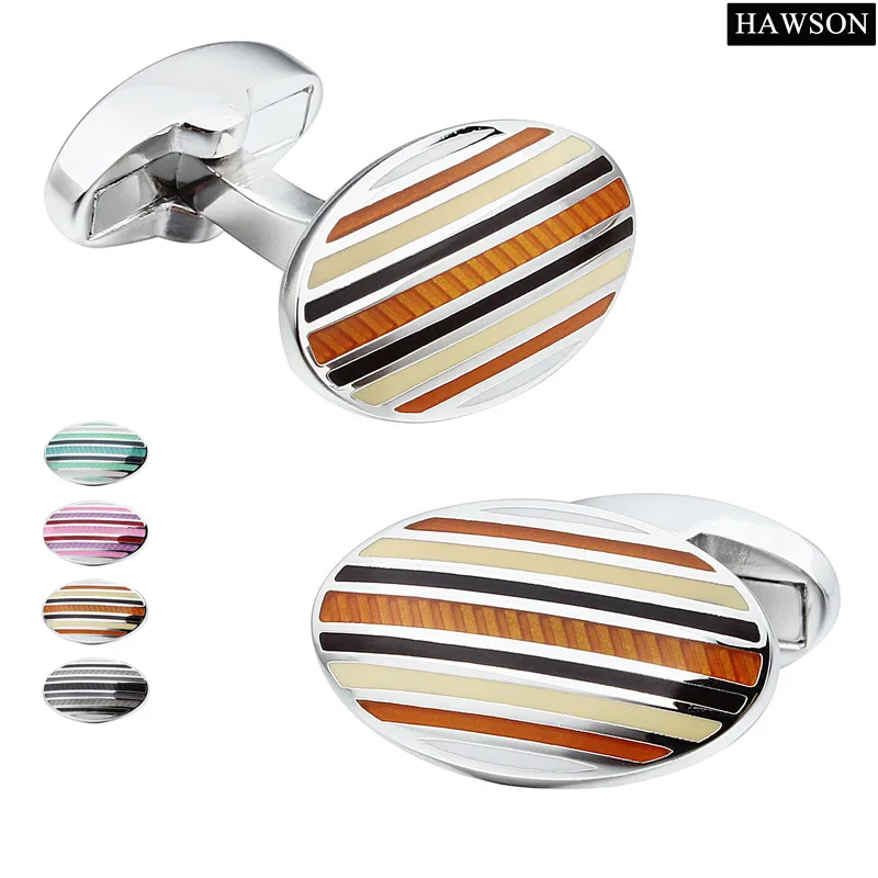 

2017 New Arrival Cuff links Colorful Enamel Mens French Cuff Shirts
