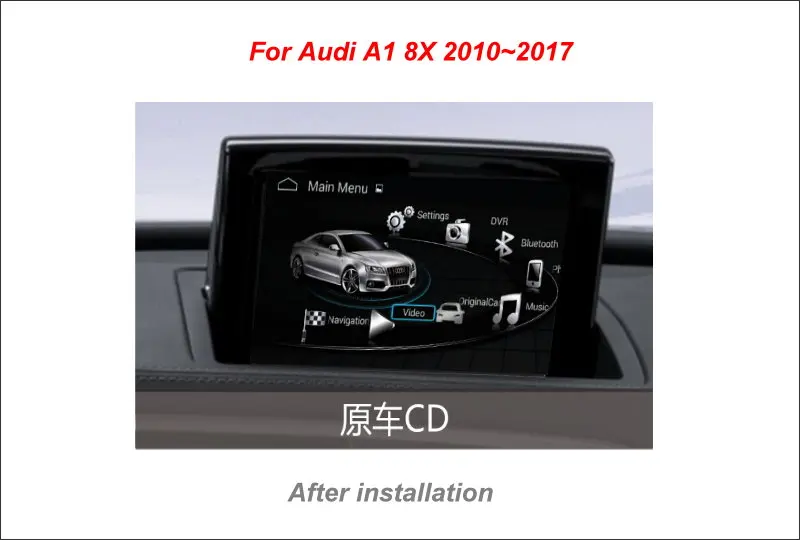 Liislee автомобильный Android мультимедиа для Audi A1 8X 2010~ стерео видео Радио BT wifi CD DVD плеер gps карта NAV навигационная система