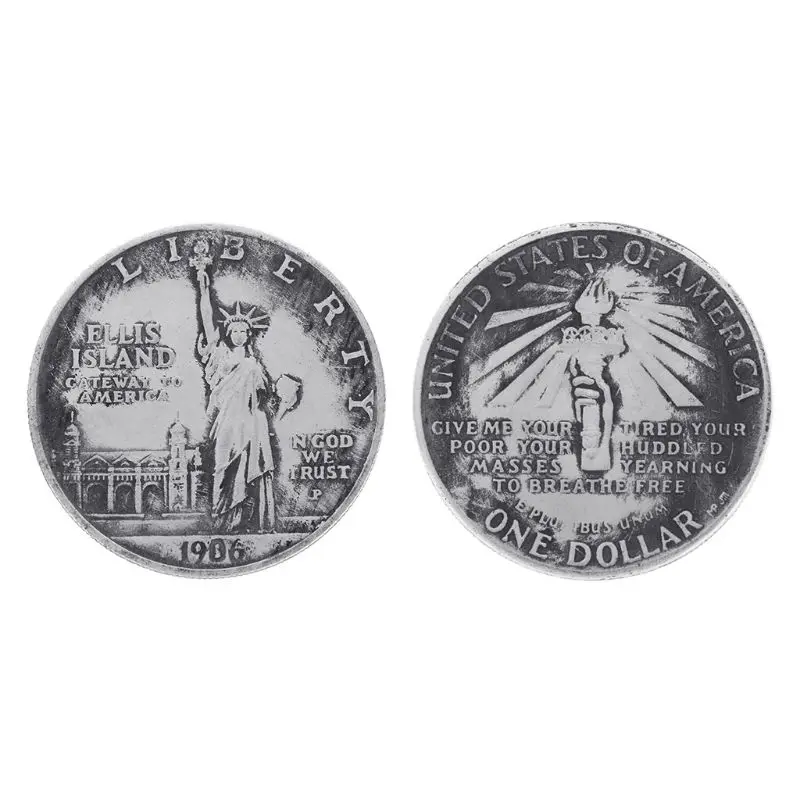 

1906 Statue Of Liberty United States With Torch Commemorative Challenge Coin
