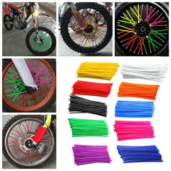 

36Pcs/Pack Motorcycle Bike Wheel Spoke Wraps Rims Skin Cover Protector Decor