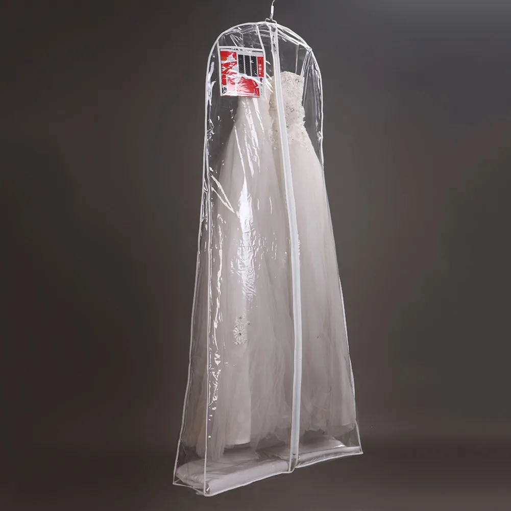 PVC Bridal Gowns Dust Proof Storage Bag Transparent Wedding Long Dresses Cover PVC Bridal Gowns Dust Proof Storage Bag Transparent Wedding Long Dresses Cover