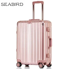 

SEABIRD 20"22"24"26"29 inch Aluminum frame travel luggage carry on box pull rod suitcase trolley suitcase rolling luggage