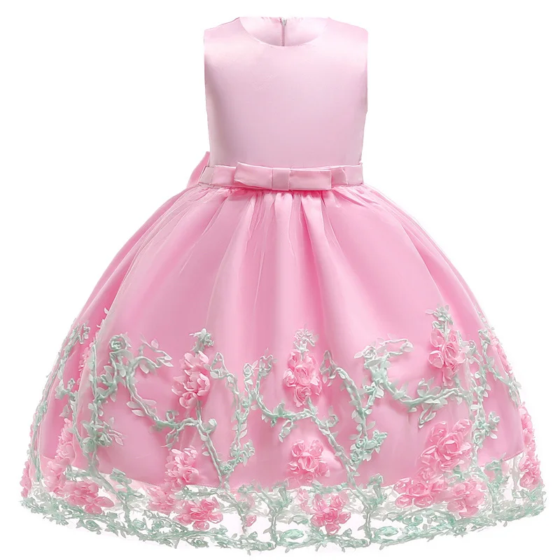 

KEAIYOUHUO 2018 Summer Girls Dress Children Clothes Wedding Dress Elegant Kids Dresses For Girls Vestidos 1 2 3 4 5 6 7 8 Years