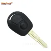 OkeyTech-coquille vide pour clé Auto | 2 boutons pour Ssangyong Actyon Sport Kyron Rexton avec lame non coupée remplacement de coque de clé à distance ► Photo 1/6