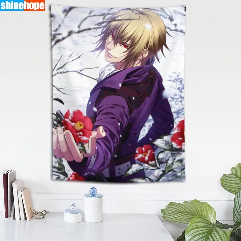 Tapestry 4 Hakuouki Tapestry Mandala Wall Hanging Wall Tapestry Psychedelic Farmhouse Decor Dorm Room Wall Carpet Wall Blanket - Цвет: Tapestry 4