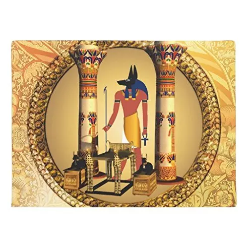 Ailovyo Anubis Египетский нескользящий входной путь открытый внутренний декоративный