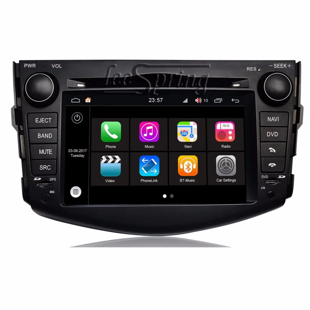 car accessories Android 7 1 Car Radio Video Player for Toyota RAV4 2008 2011 DVD font