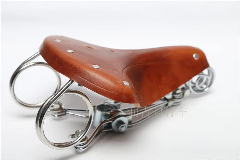 Vintage Classic real Leather Beach Cruiser Fiets Zadel Seat Bruin|seat  brown|bike bicycle saddle seatsaddle seat - AliExpress