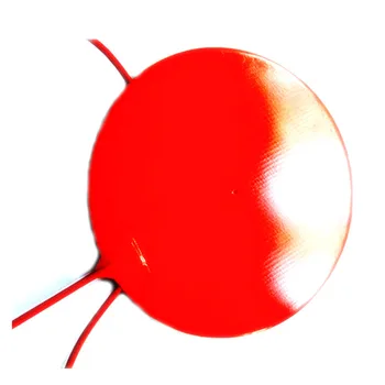 

Diameter 300*1.5mm heating pad for 3d printer 110v 350w adhesive 1 side 100k thermistor 4mm hole center 1000mm lead wire