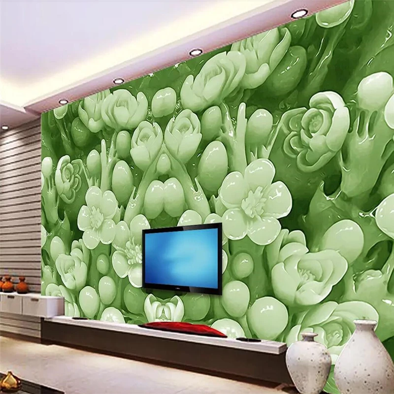 3DA large mural live version terror Escape from the 3D visual wall wallpaper background personalized custom