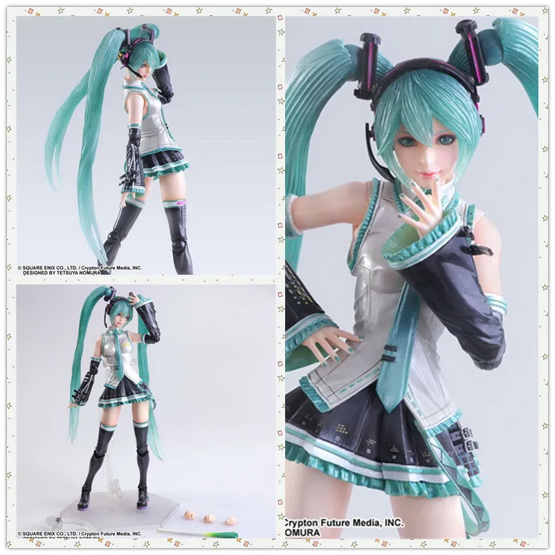

MCR Anime 28cm Hatsune Miku Enhanced version action figure toys Christmas gift collectors