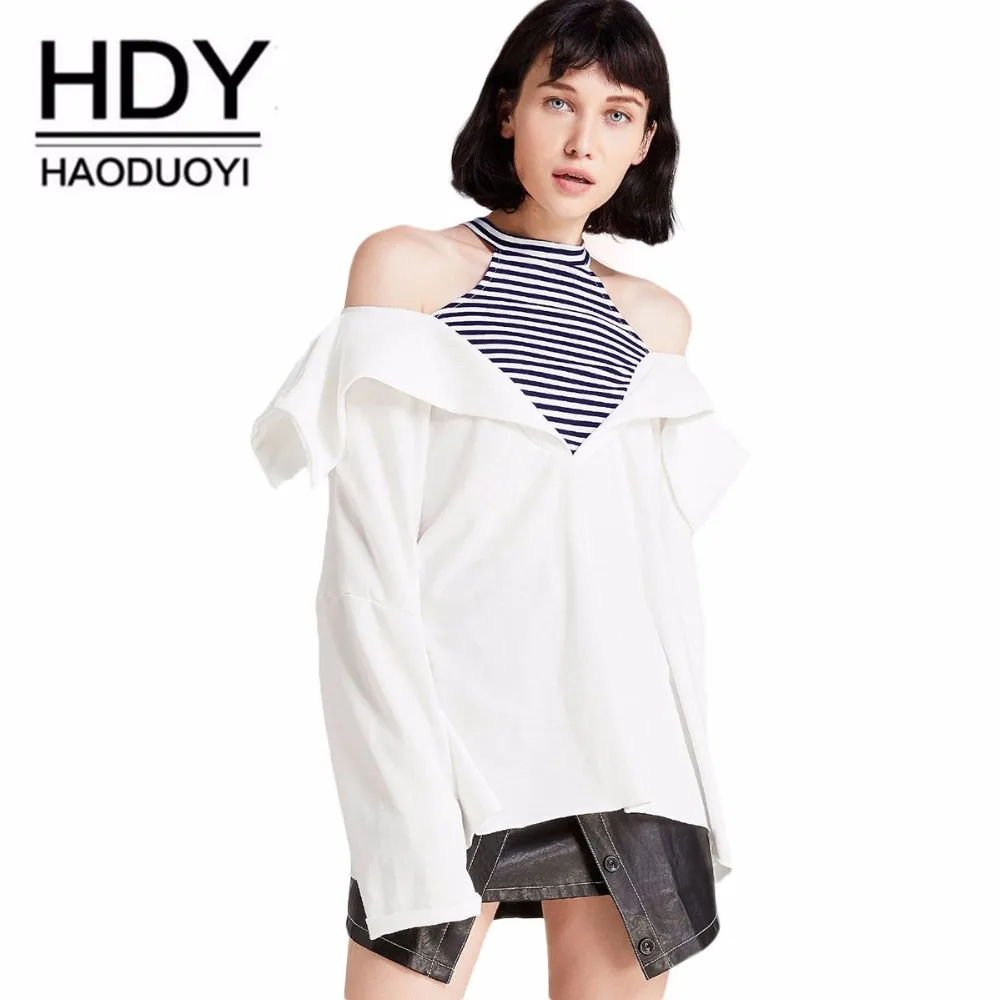 HDY Haoduoyi бренд 2018 модная повседневная женская обувь с длинными рукавами Весенняя