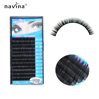 

Navina False Eyelash J/B/C/D Curl faux mink lash silk lashes eyelash extensions false mink eyelash extensions 3d 6d curl lashes