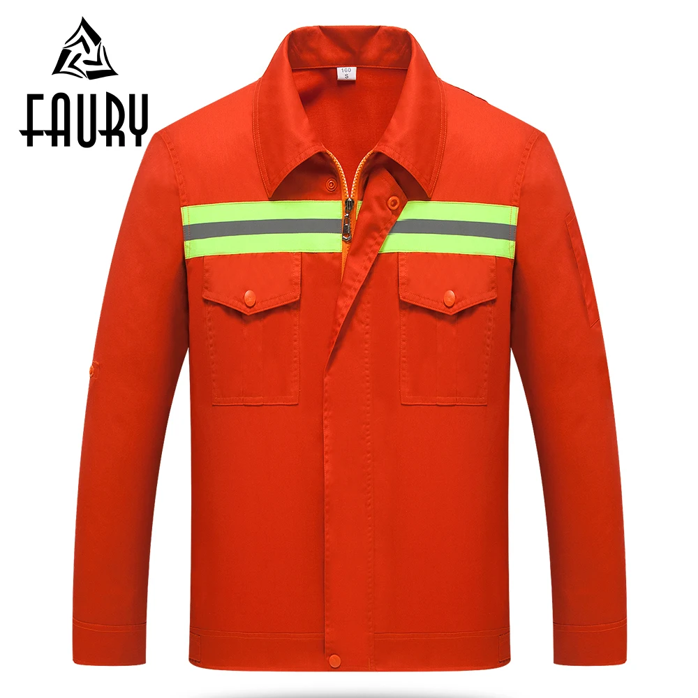 Unisex Patchwork Reflector Security Uniforms Workshop Clothing Summer