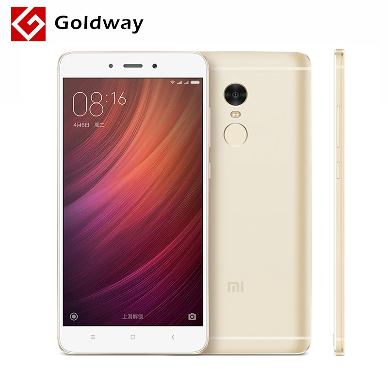 Оригинальный Xiaomi Redmi Note 4 3 ГБ Оперативная память 64 Встроенная мобильного телефона