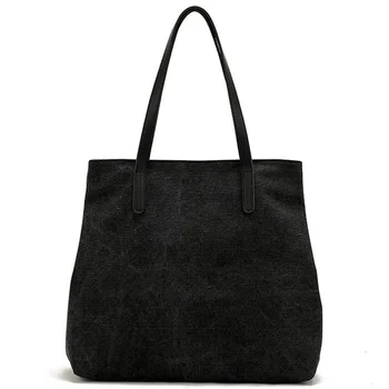 

Original Art Canvas Bag Simple Wild College Wind Shoulder Bag Big Bag Casual Child Bag Shopping Bag Trend Big Bag