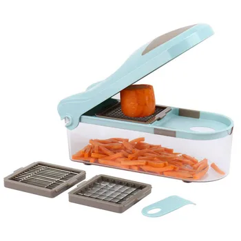 

Vegetable Fruit Cutter Manual Mandolin Garlic Onion Chopper Slicer Dicer Cutter 3 Blades Veggie Chopper Slicer Kitchen Tool