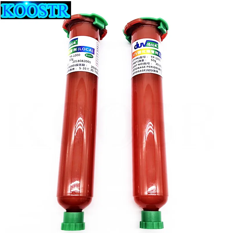 

2pcs TP-1000 Liquid optical clear adhesive LOCA UV Glue DUV TP1000 For Samsung&Iphone&HTC Glass Refurbish Repai