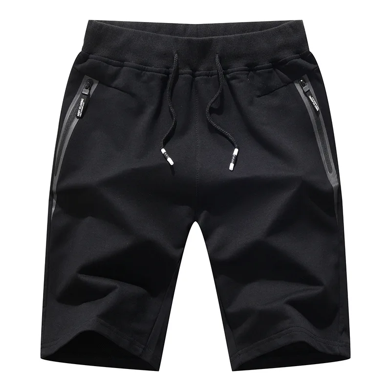 

2022 Summer New Men's Shorts Cotton Elastic Waist Jogger Casual Beach Shorts Male Knitted Board Shorts Mens Brand Clothing M-5XL