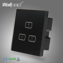Best Quality 2 Gang Dimmer Switch Wallpad Black Glass Switch Led 3 Gang Touch Panel Dimmer Dimming Control Wall Switch 2 Way 2 lamps dimmer touch switch 110v 250v wallpad glass led 2 gang dimmer control wall smart switch panel eu uk
