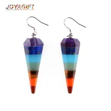JOYA Valentine's Day Gift 7 Color Gem Chakra Yoga Lady Silver Necklace Pendant Valentine's Day Men's Gifts Gifts Love Pendant JOYA Valentine's Day Gift 7 Color Gem Chakra Yoga Lady Silver Necklace Pendant Valentine's Day Men's Gifts Gifts Love Pendant