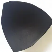 Бежевый, белый, черный треугольники чашки Бикини Бюстгальтер Pad груди Push Up вставить 50 пара = 100 шт. пены колодки для купальник обивка интимны