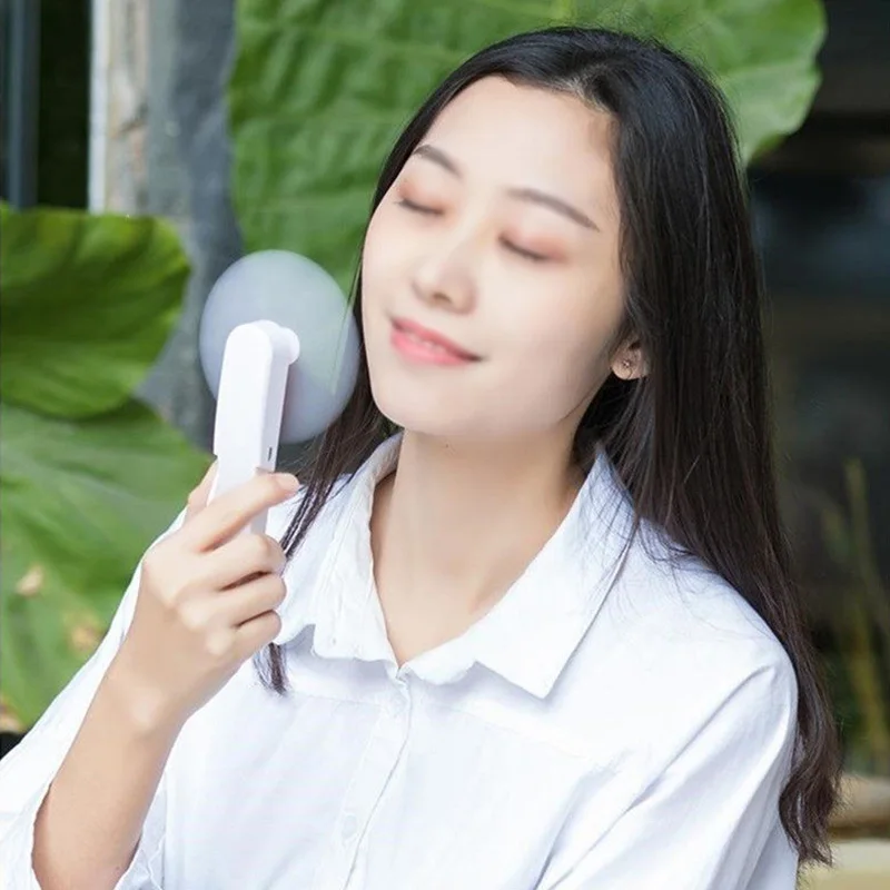 

Summer Mini Portable Handheld Fan Practical Desktop Silent Fan With USB Interface