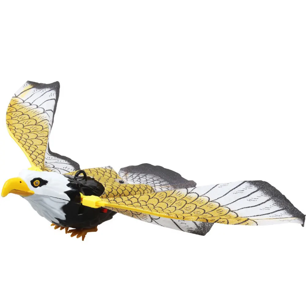 Реалистичные Электрический Птица орел имитация новые украшения домашнего декора Creative Sound Wing Flying Eagle голос расправленные крылья подарок