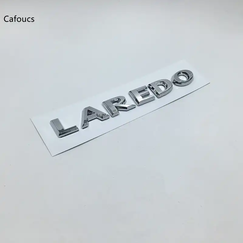 3D Chrome//Black Emblem Limited Badge Decal Sticker for SUV Rear Trunk Emblem Grand Cherokee Liberty Dodge Ram Size: Chrome Silver