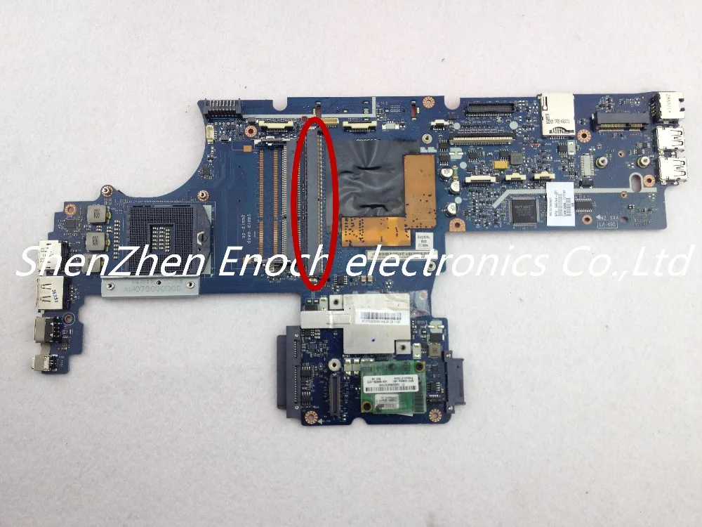 For HP Elitebook 8540P 8540W laptop motherboard with graphics slot 595764-001 KAQ00 LA-4951P DDR3         stock No.999